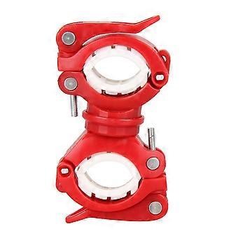 Dww-(Rouge)Supports de lumireClips de lumire de torche de vloSupports de lumire avantClips d'alpinisteAccessoires d'quipement de cyclisme de VTT