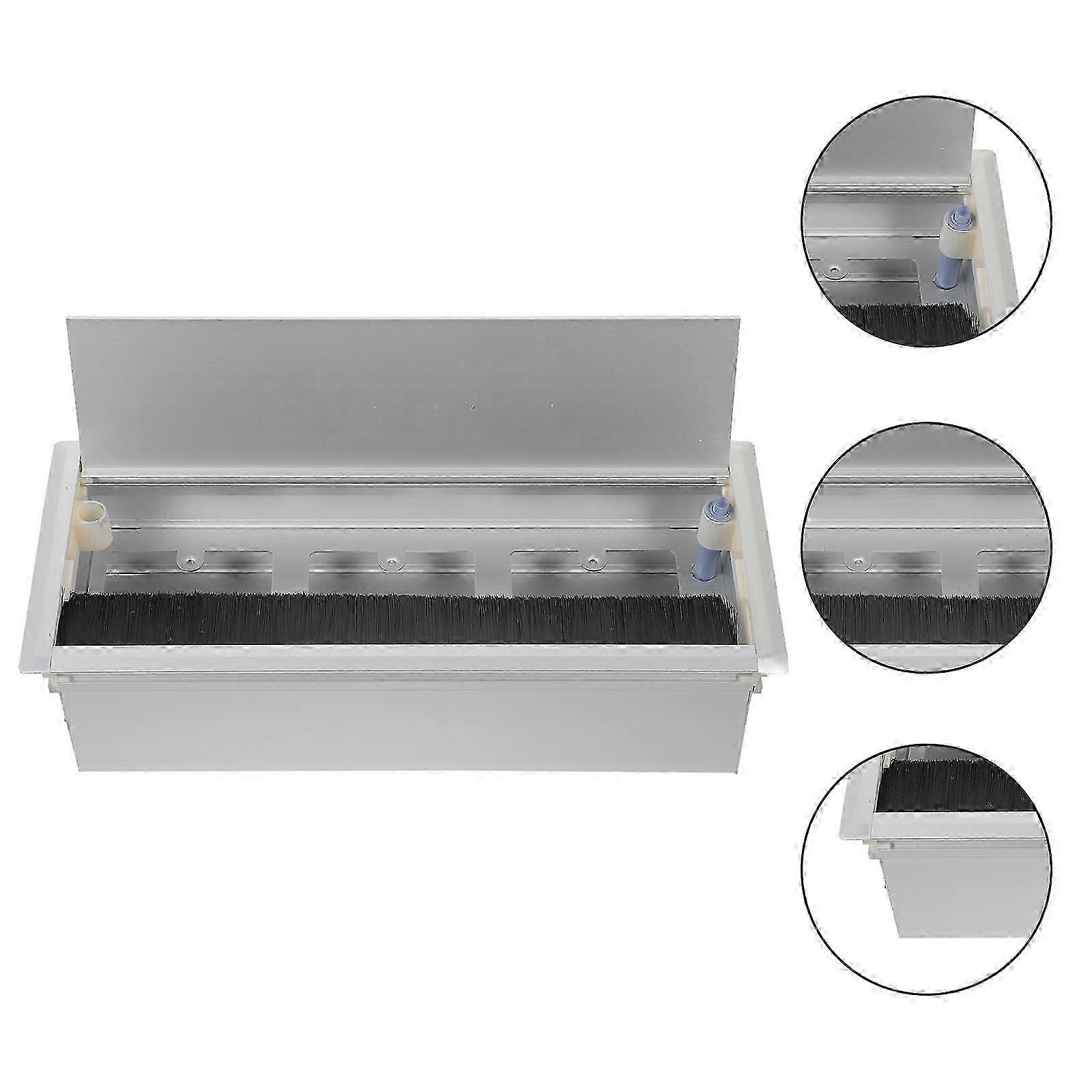 Computer Desk Cable Hole Cover Cable Organizer Box for Storage