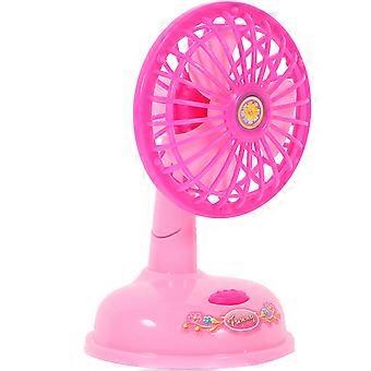 Kinder Luftventilator Spielzeug Kunststoff Fan Kinder Spielzeug Kind Mini Fan Spielzeug Simulation Luft Fan Spielzeug (ohne Batterie, zufällige Farbe)