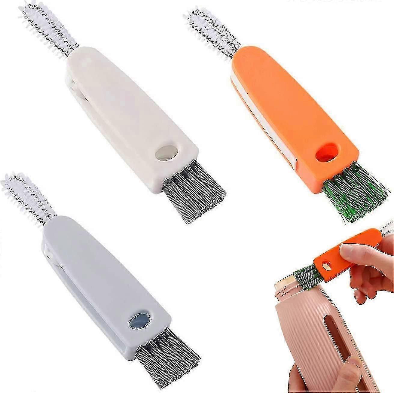 3 Pack 3 In 1 Bottle Cleaning Brush