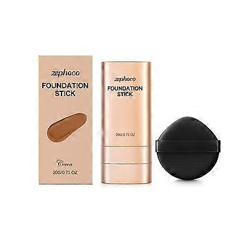Zephoco Clear Concealer Foundation Make-up Stick (Cocoa) Licht en dun, hydraterend, gladmakend en niet-verstoppend poeder voor een natuurlijke make-up look