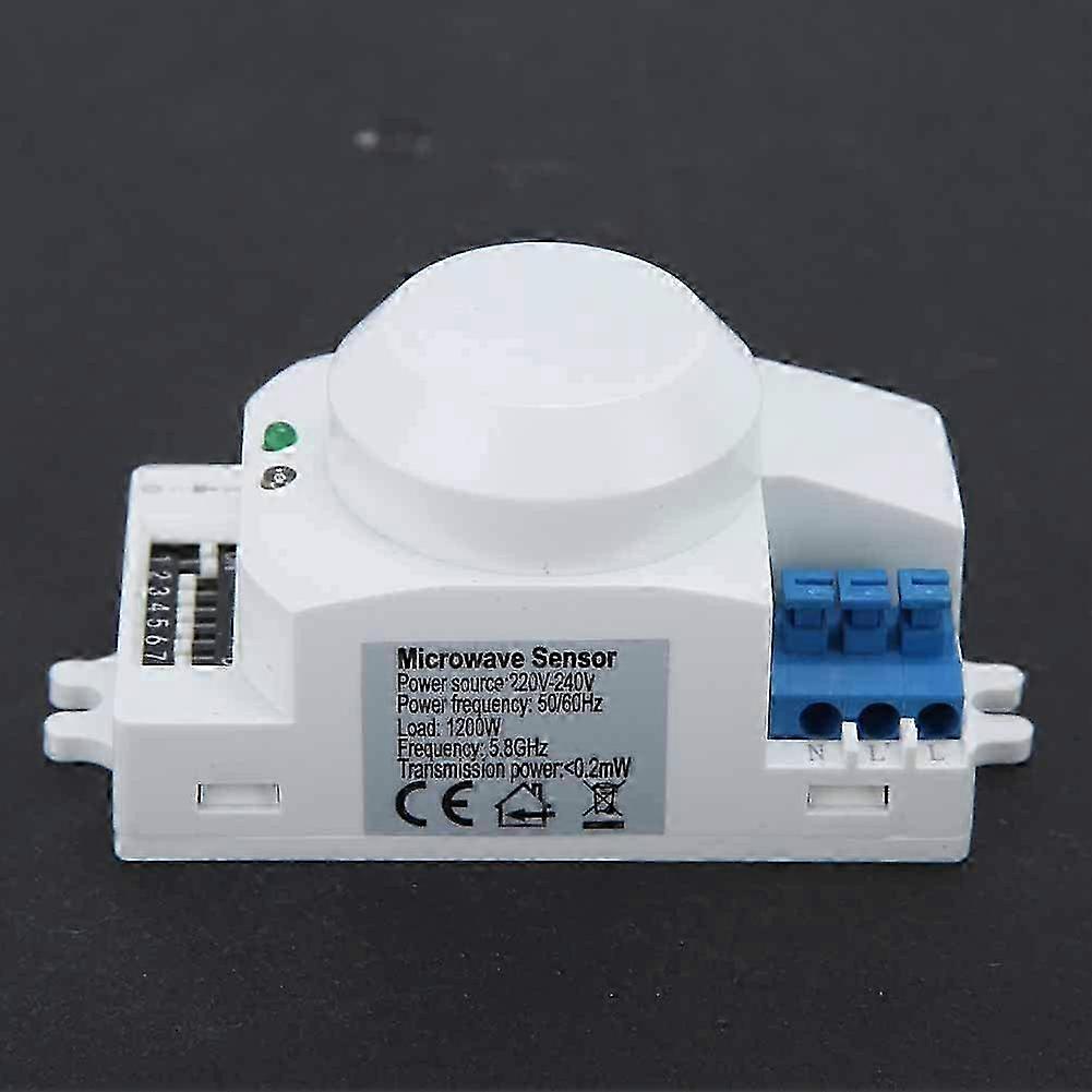 360 Degree Microwave Sensor Switch,Based Intelligent Motion Detector Radar Light Switch (220V-240V)