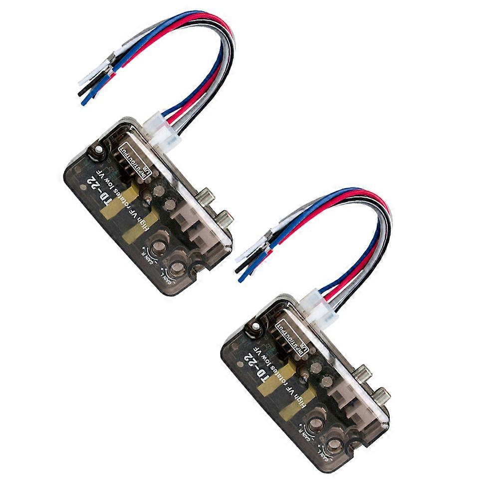 Car Audio Converter High to Low Frequency Speaker Level Converter for Amplifier   with Delay Function