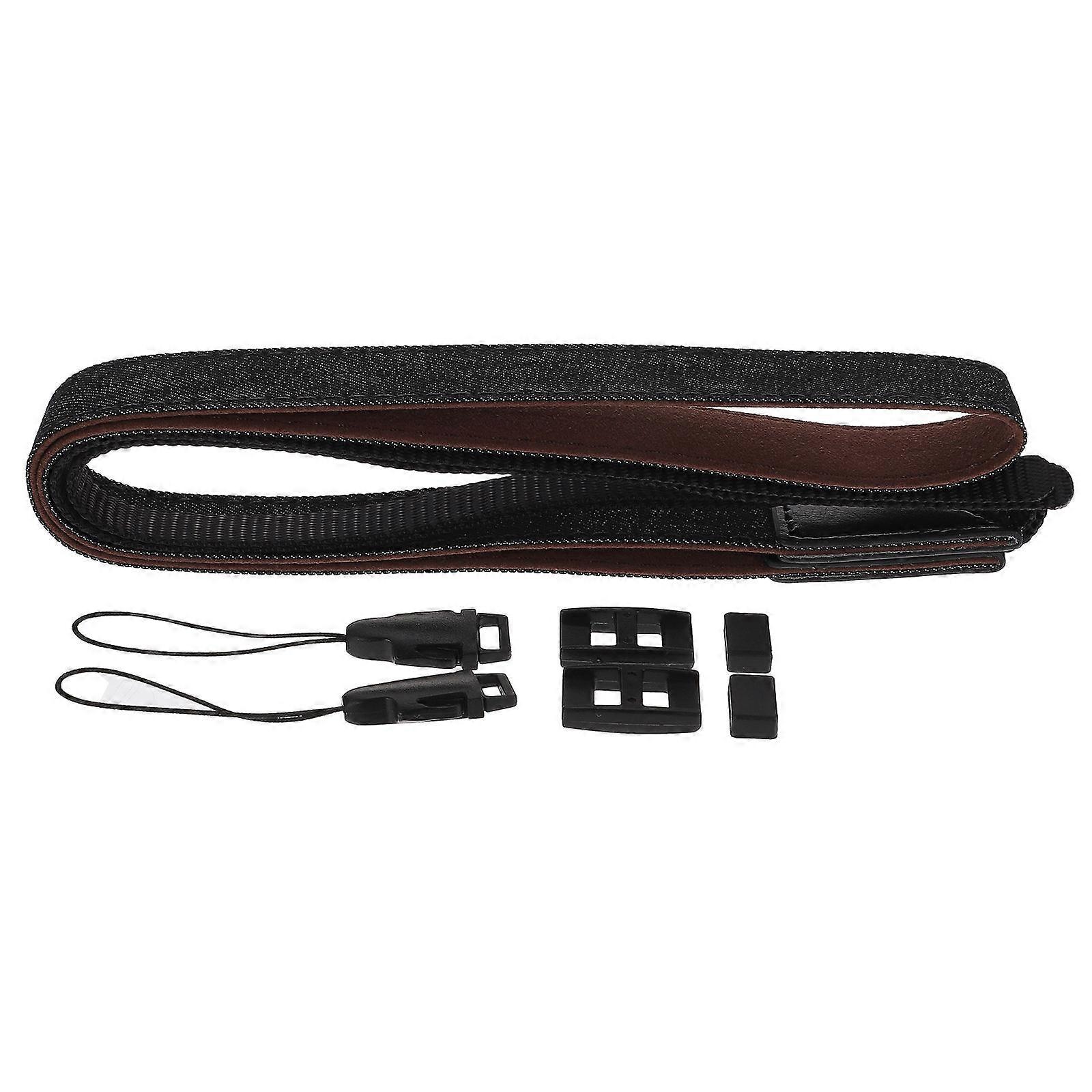 Camera Strap Anti-Lost Safety Strap for 2Sets Black Lightweight