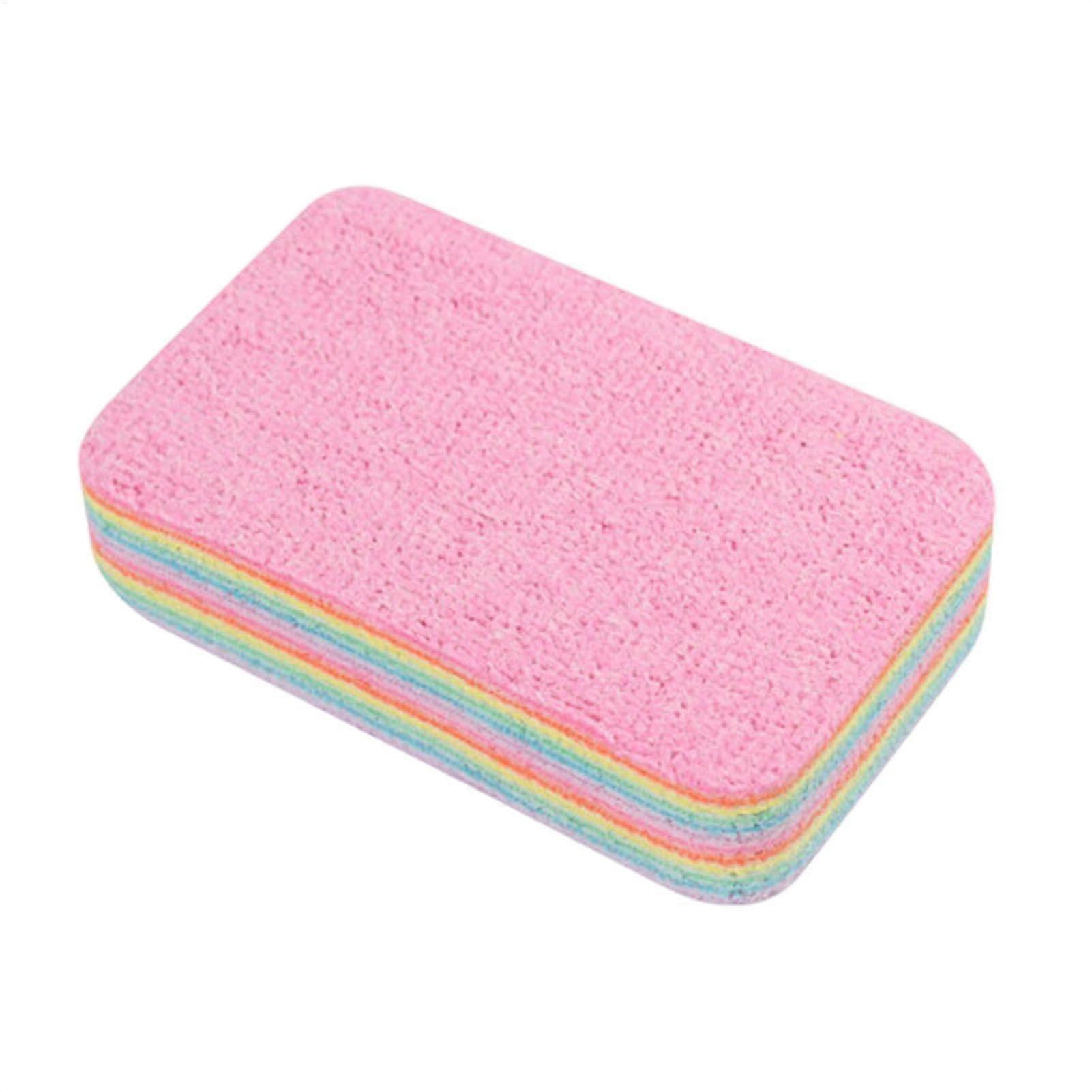 Reusable Peelable Kitchen Sponge, Quick-Dry Microfiber Dish Scrubber 12x7cm
