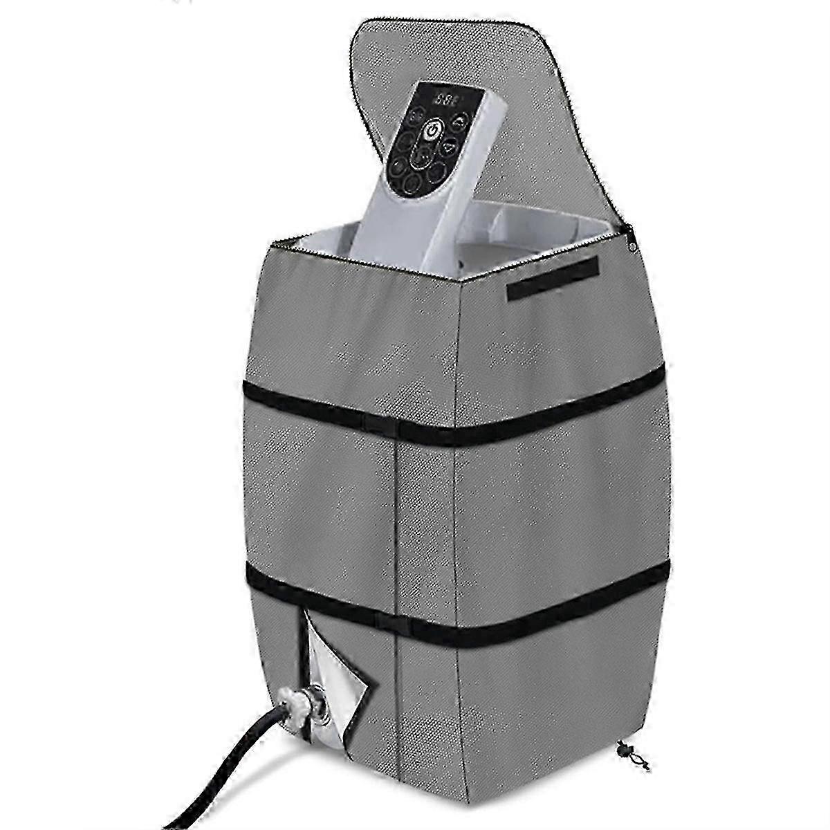 PVC top window cover compatible with spa heater pump
