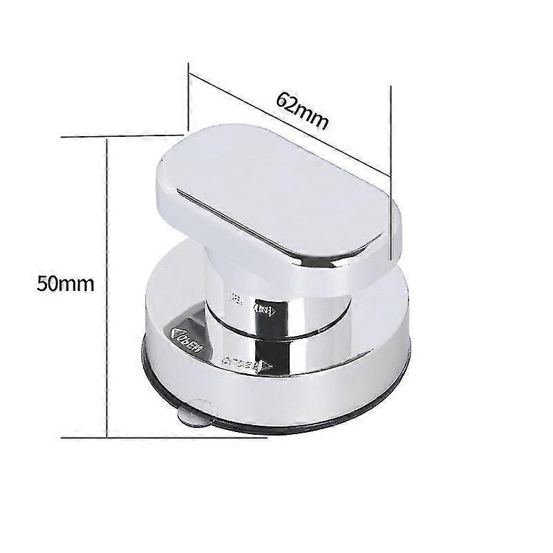 2PCS Suction Cup Handle Drawer Glass Portable Mobility Handle Knobs