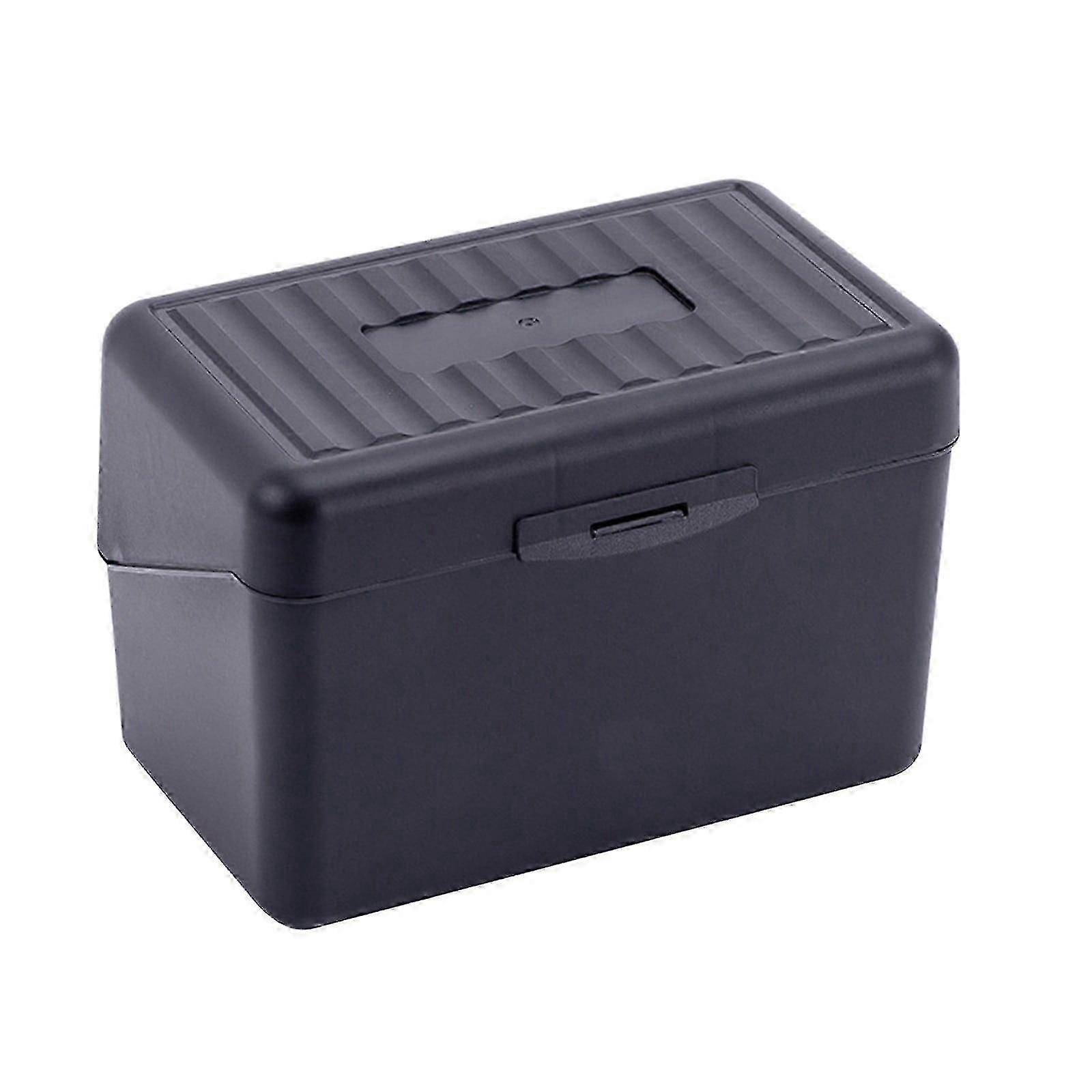 Sturdy Snap-Lid Index Card Box