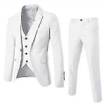 Abito da uomo Fit 3 pezzi Abito da sposa e abito