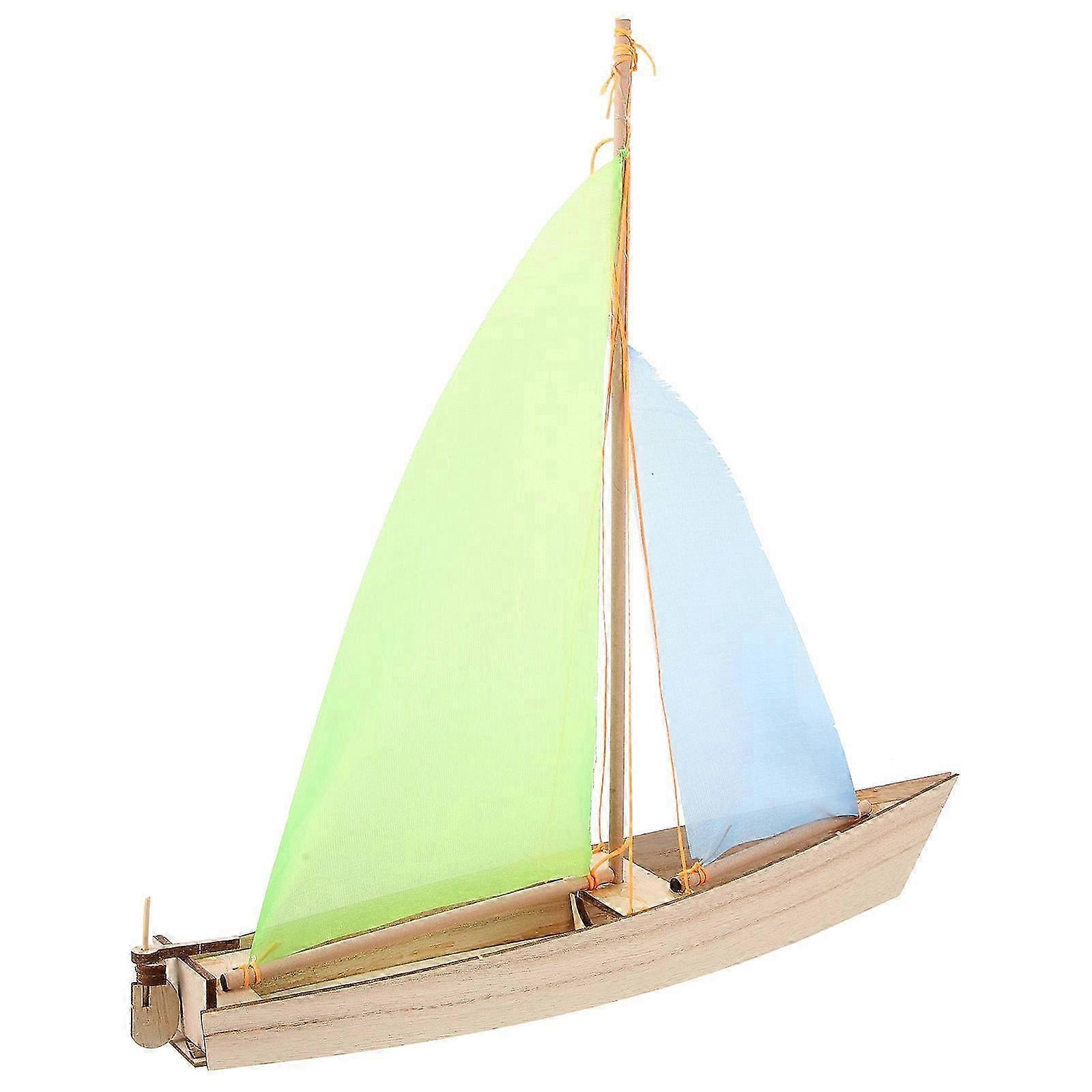 Handcrafted Wooden Sailboat Kit
