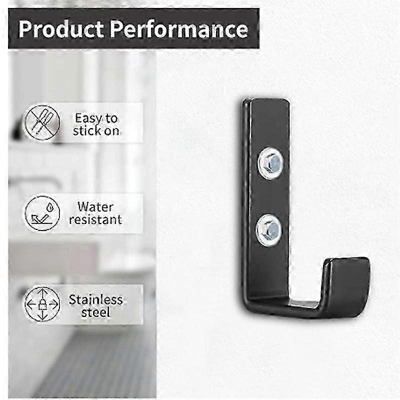 Heavy Duty J-Shaped Wall Hooks