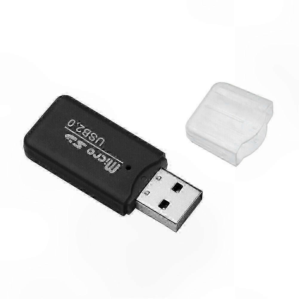 Compact USB 2.0 Micro SD Card Reader for PC, Laptop, and Computer Use