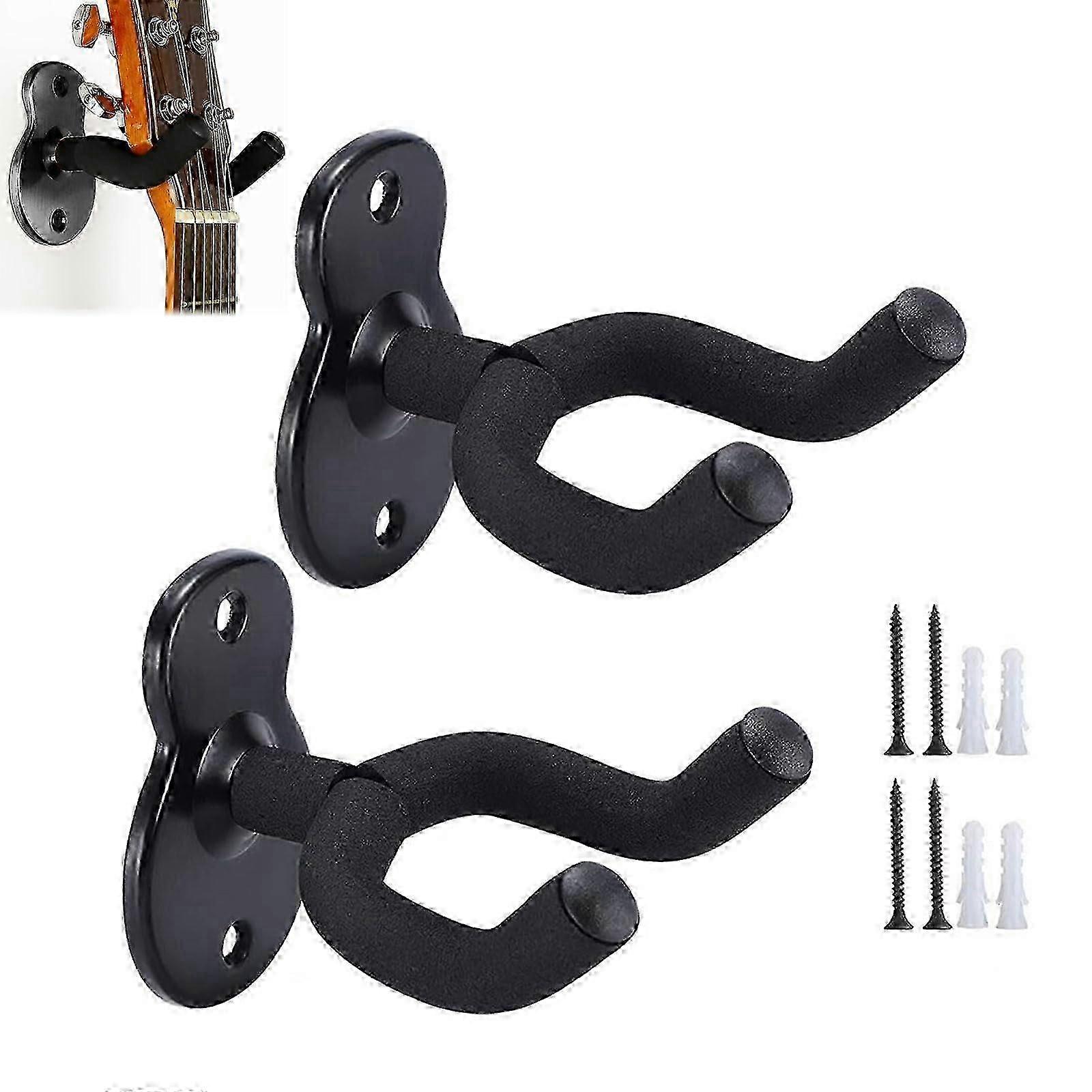 Sturdy Metal Guitar Wall Hooks