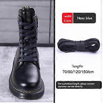 1 Pair Shoelaces 0.8 CM Waxed Cotton Width Flat Waterproof Shoe Laces Unisex Boots Casual Sneakers Shoelace Leather Shoe Lace