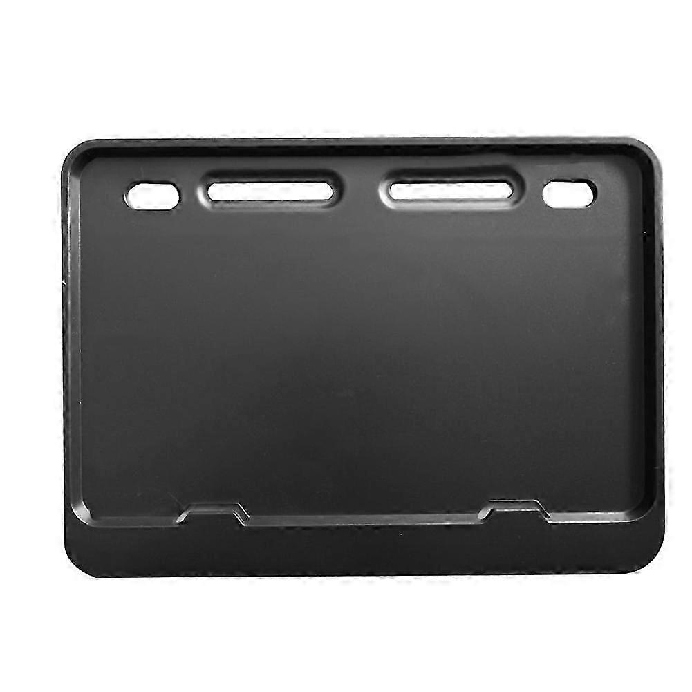 Universal ABS License Plate Frame Black