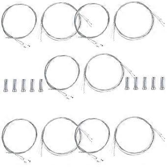 Bike Brake Cable and Derailleur Wire Replacement 40Sets for Cycling