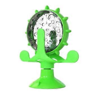 Suction-Bottom Windmill Dog Puzzle