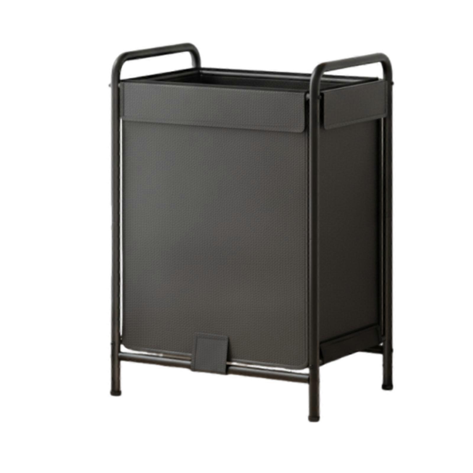 Rectangular Laundry Hamper Tall Open-Top Hamper Tubular Handles