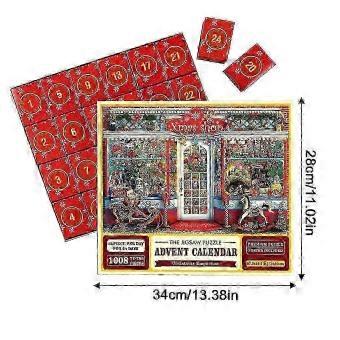 Juleadventskalender, 1008 delers nedtellingskalender for julestikksag - Type B