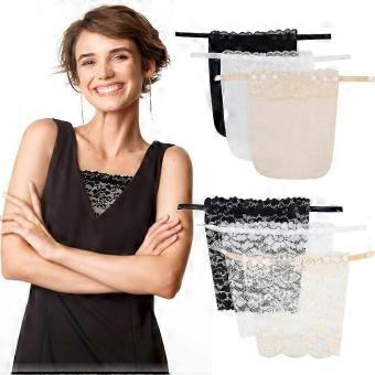 Lady Lace Clip-on Mock Camisole Bra Insert, 6 Pieces, Privacy Panels