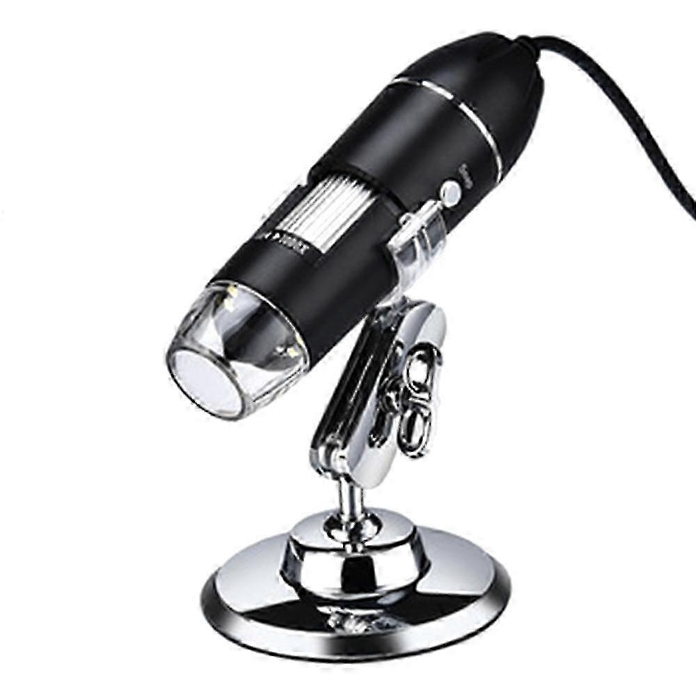 Endoscopic Camera 3 in 1 1600X USB Digital Microscope Adjustable Magnification PC Bracket