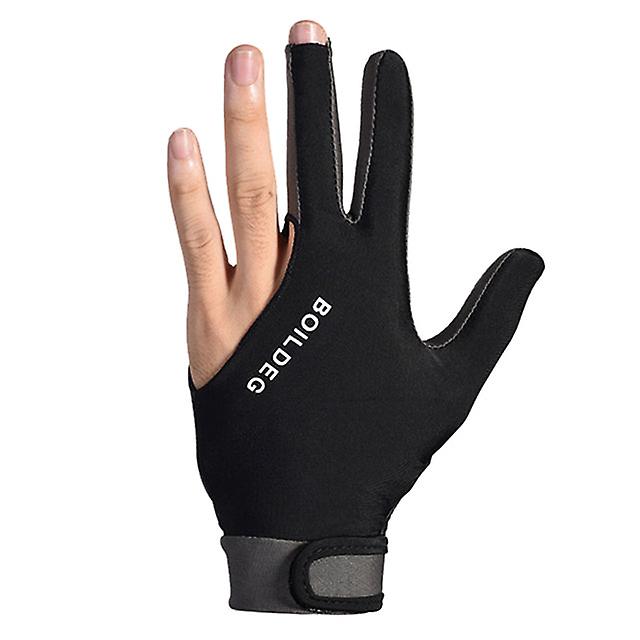 Billiard Glove Anti-skid Breathable Cue Sport Glove 3 Finger Super Elastic Sports Glove Fits On Left Or Right Hand