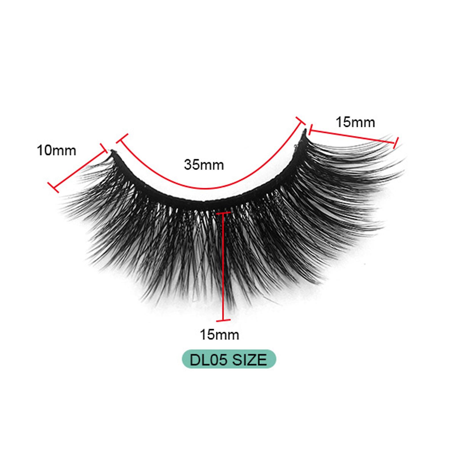 8 Pairs False Eyelashes Multilayered Bushy Curling Up Lashes Multilayered Bushy Curling Up Lashes