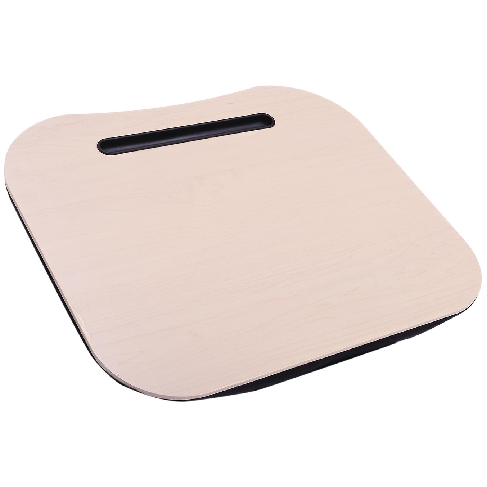 Desk Bed Cushion Knee Lap Handy Computer Reading Writing Table Tray Cup Holder Laptop Stand Cushion