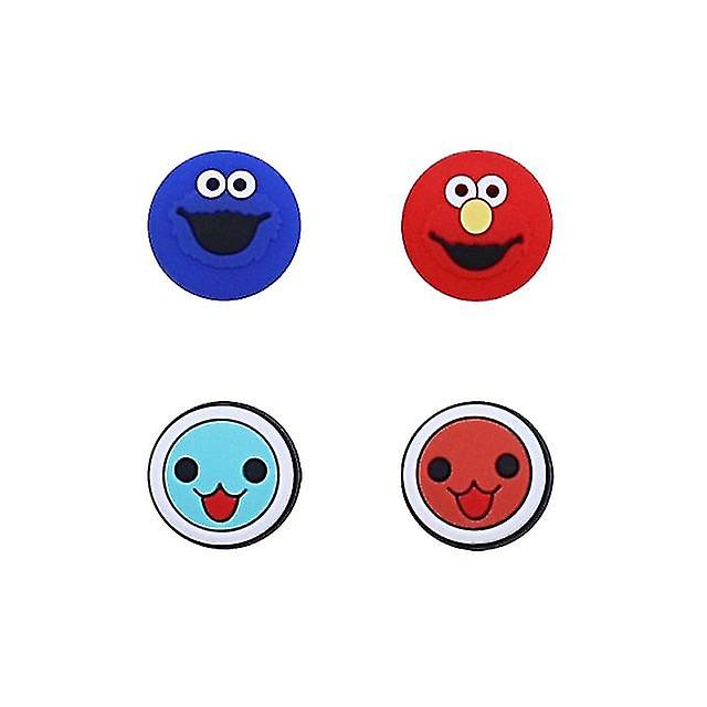 4pcs Silic Soft Thumbstick Grip Cap For S