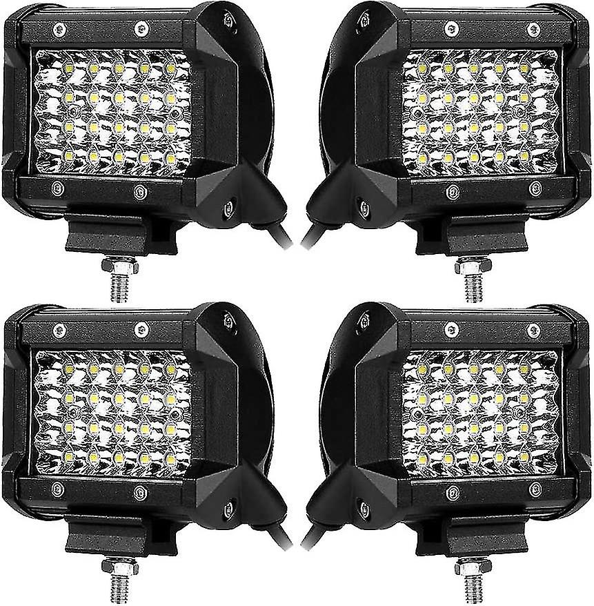thumbnail image 2 of Pair 4.3 Inch LED Work Light Pods – Spot/Flood Combo, 240W 48000Lm, Off-Road Truck Fog Lights 2 of 5