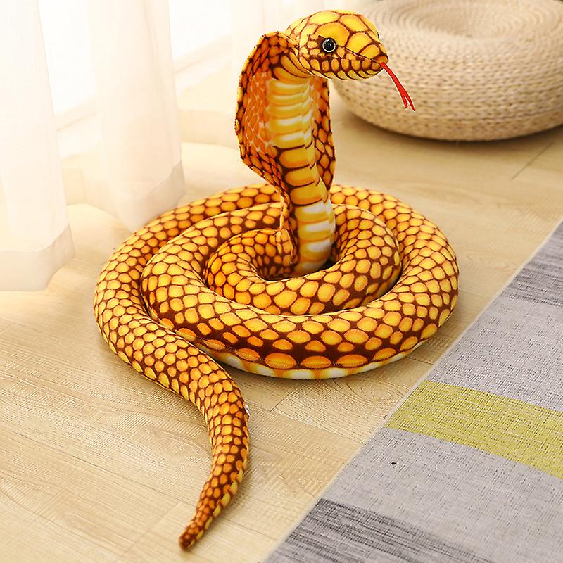 Serpiente Peluche De 80 Cm Para Niños Y Adultos – Juguete De Felpa Marrón Realista, Hipoalergénico Y Elástico, Ideal Como Almohada O Decoración