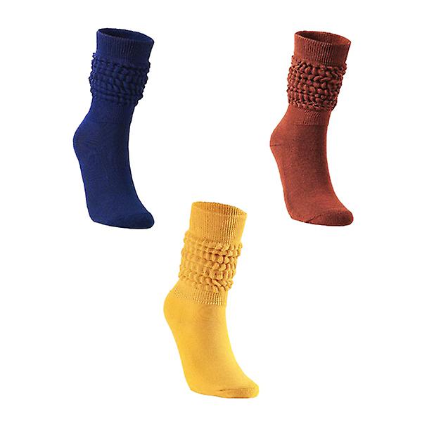 Three Pairs Of Mid-thigh Bubble Socks For Men And Women