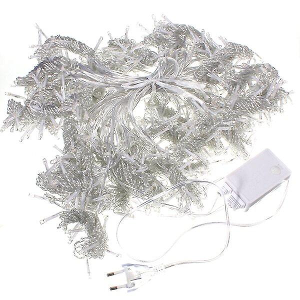 800 LED للماء سلسلة الستار الجنية الخفيفة - 8mx3m في الهواء الطلق حفلة زفاف عيد الميلاد ديكور 220 فولت