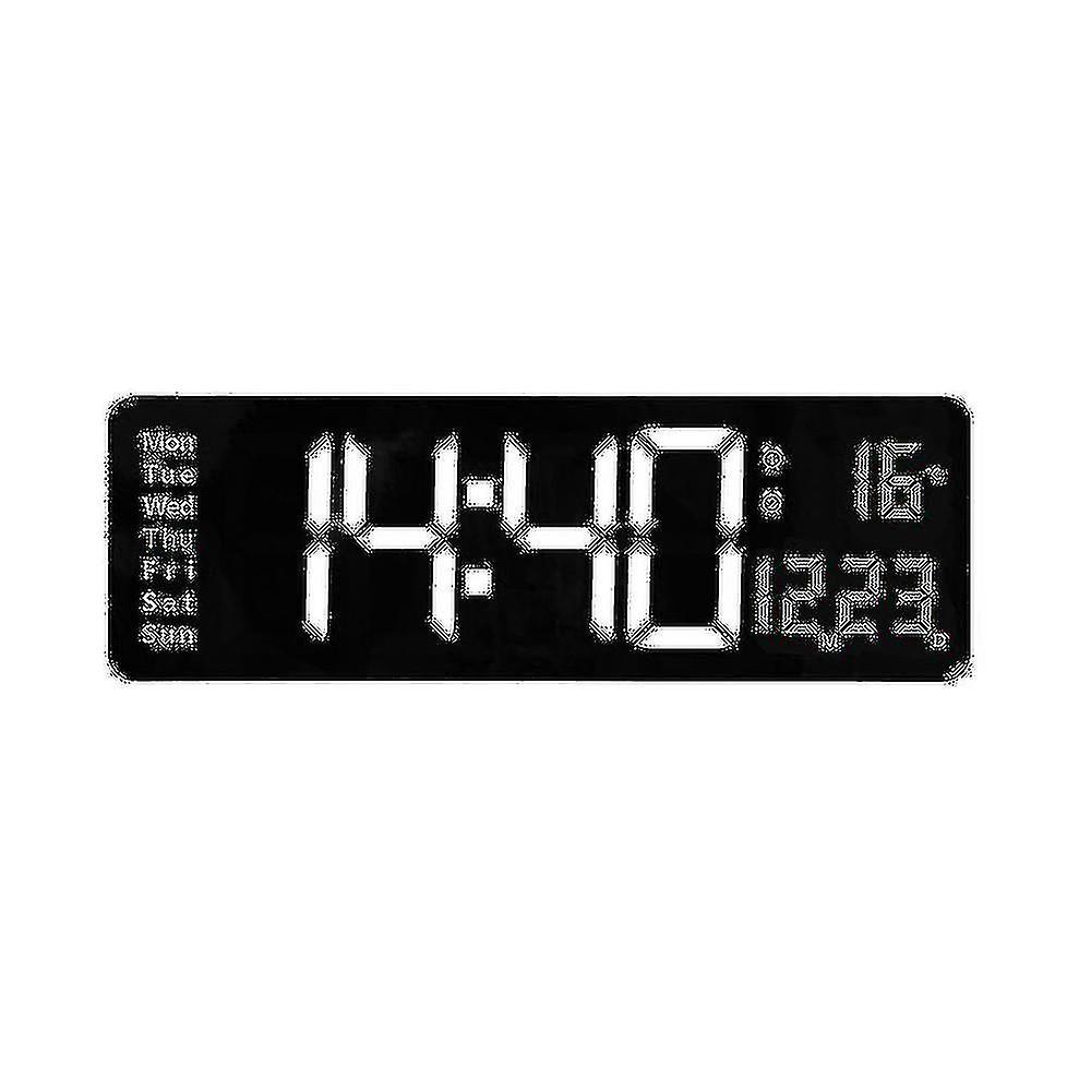 16-inch Led Digital Display Wall Clock Temperature And Humidity Display European Wall Clock Timer C