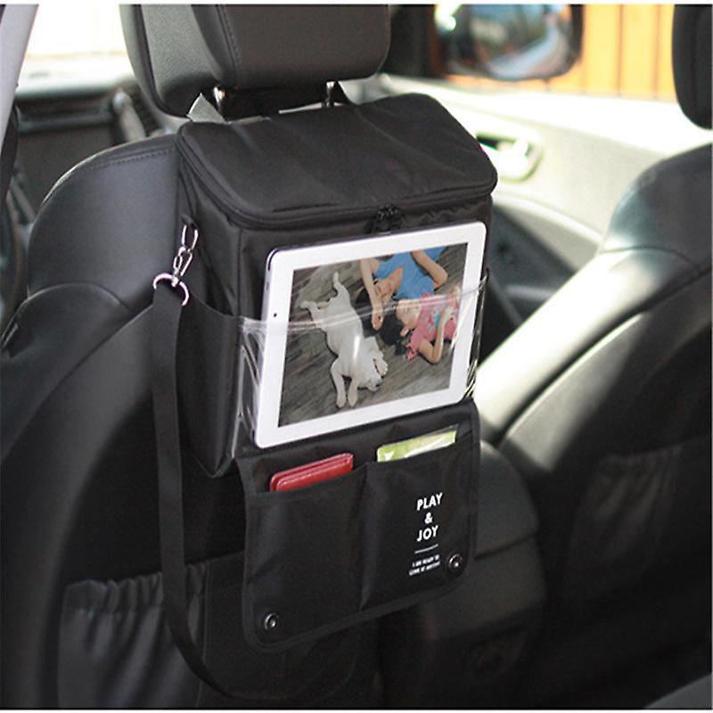 Multifunctional Car Seat Storage Bag With Food And Drink Heat Preservation For Outdoor Picnics