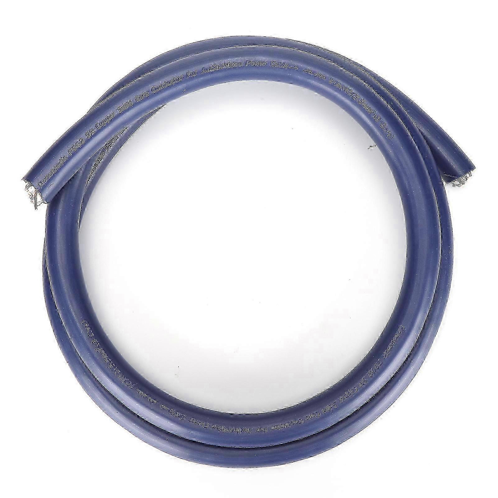 Monoso P902 Power Cord Pure Copper Flux Interconnection AC Power Cable for Speaker Connection 1.5m