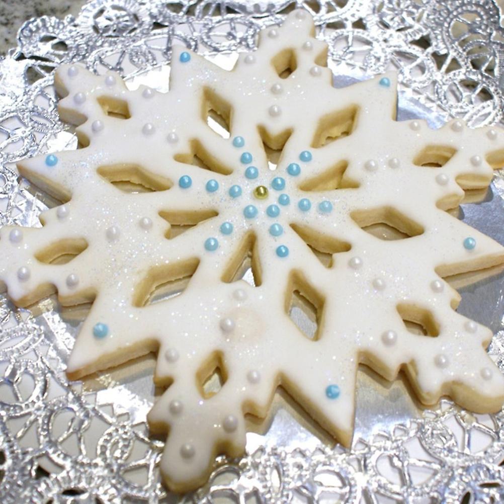 3D Snowflake Cake Mold Stainless Steel Baking Mold Multipurpose Durable Kitchen Baking Tools