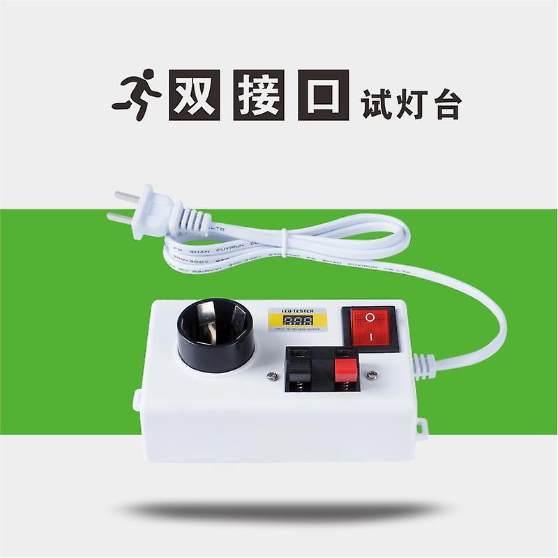12 Port Led Bulb Tester E27 B22 E14 Lamp Bulb Multi-function Test Lamp Stand Bulb Socket With Protection Power Display