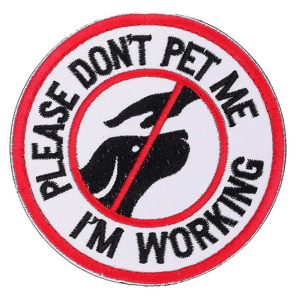 Service Dog Patch Broderie Patch Armband Badge Hook & Loop 4 #