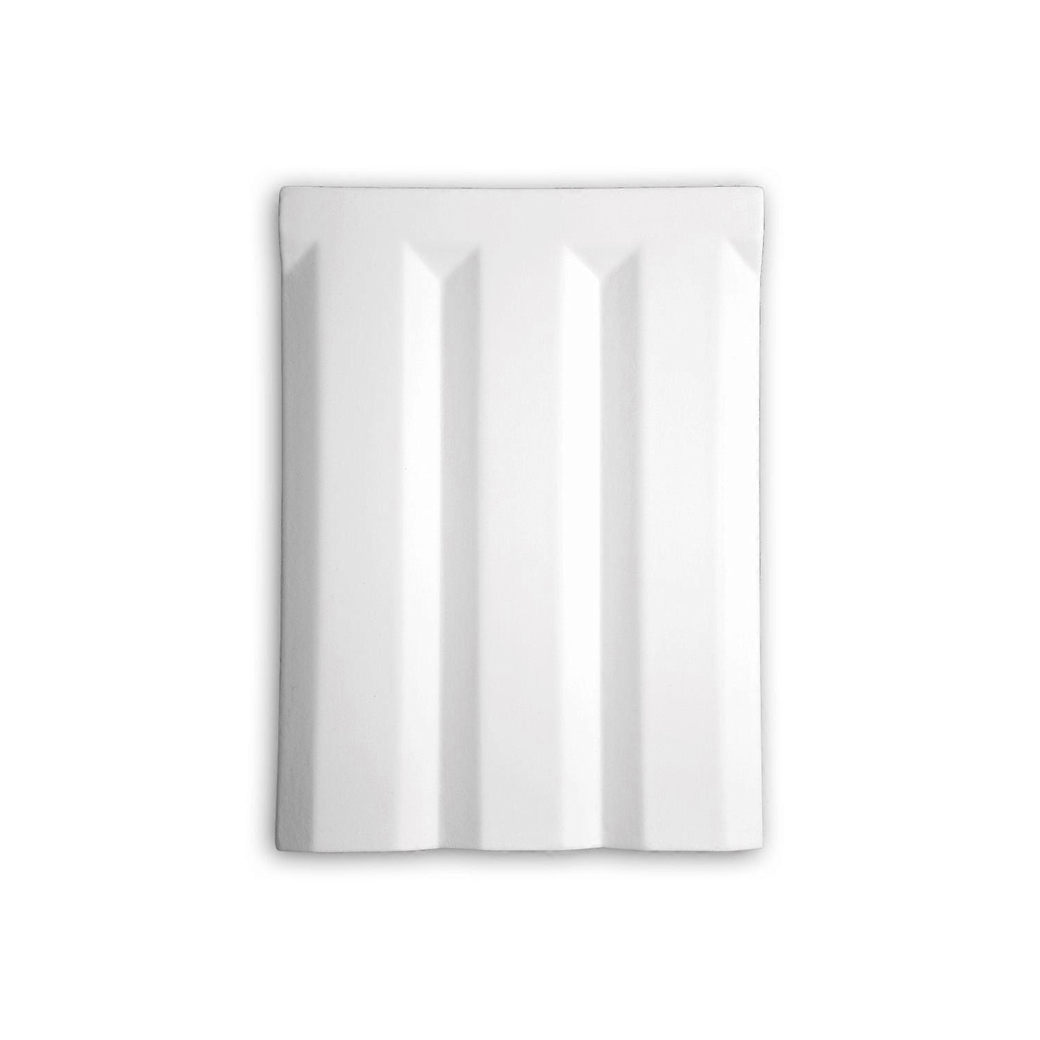 Profhome Decor 1 x Triglyph 406101 Profhome white Rigid polyurethane foam pre-primed lightweight, sturdy, dimensionally sta