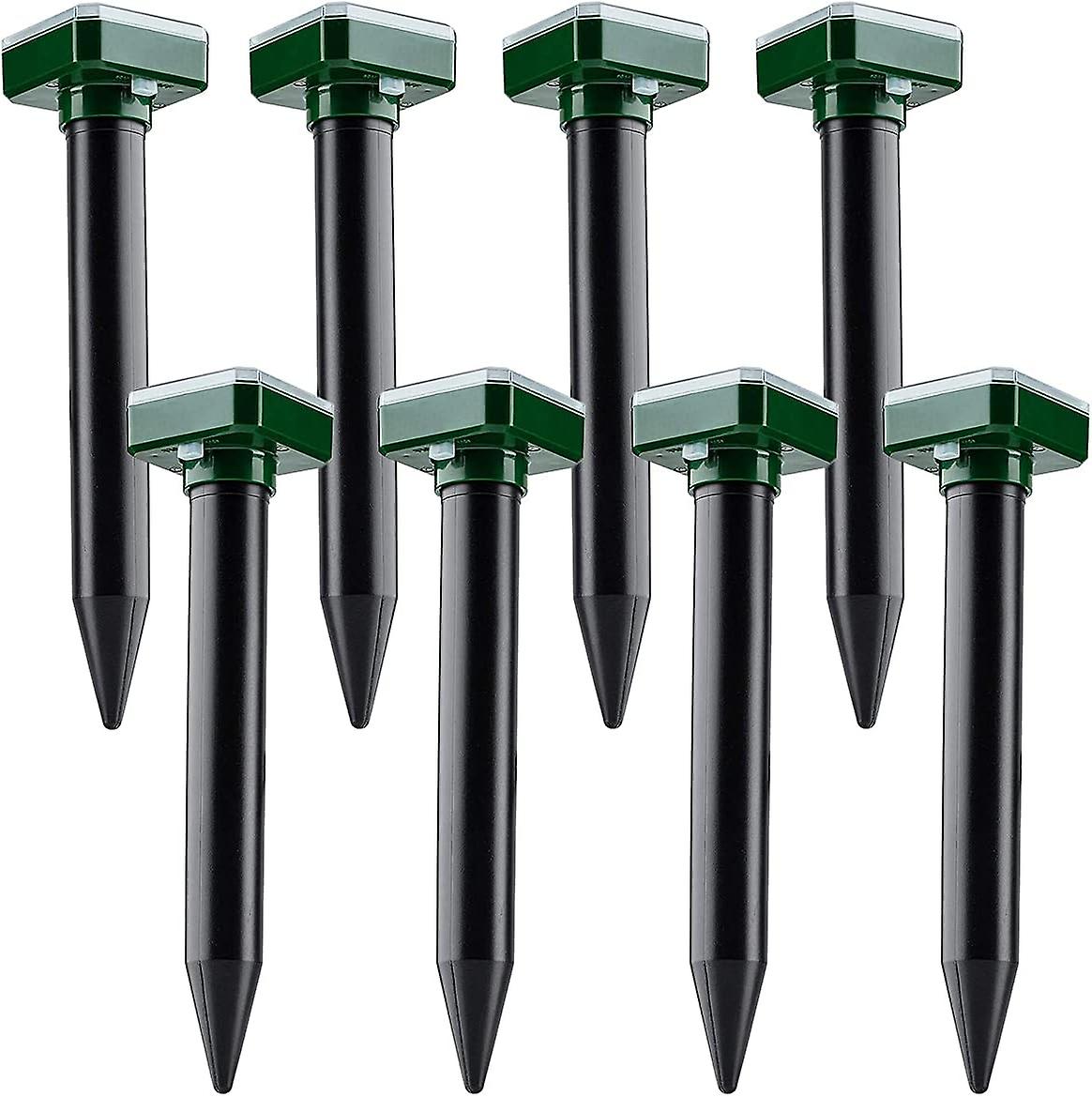 Solar powered mole repeller, sonic mole deterrent pest control rodent repeller snake chaser mole gopher vole.