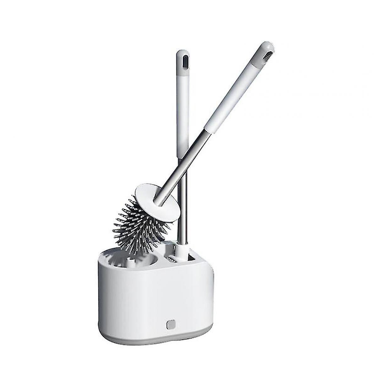 Soft bristle brush for the toilet.