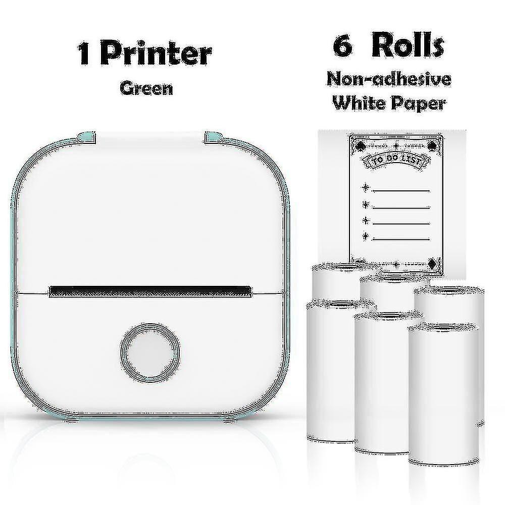 Phomemo T02 Mini Printer Portable Printer Thermal Printing Sticker Wireless Inkless Pocket Printer Self-adhesive Label Printer