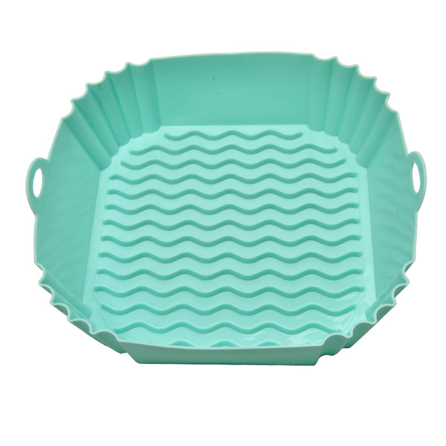 Fryer Pan Dishwasher Safe Square Improve Heat Distribution Solid Color Fryer Pot Pan Home Supply