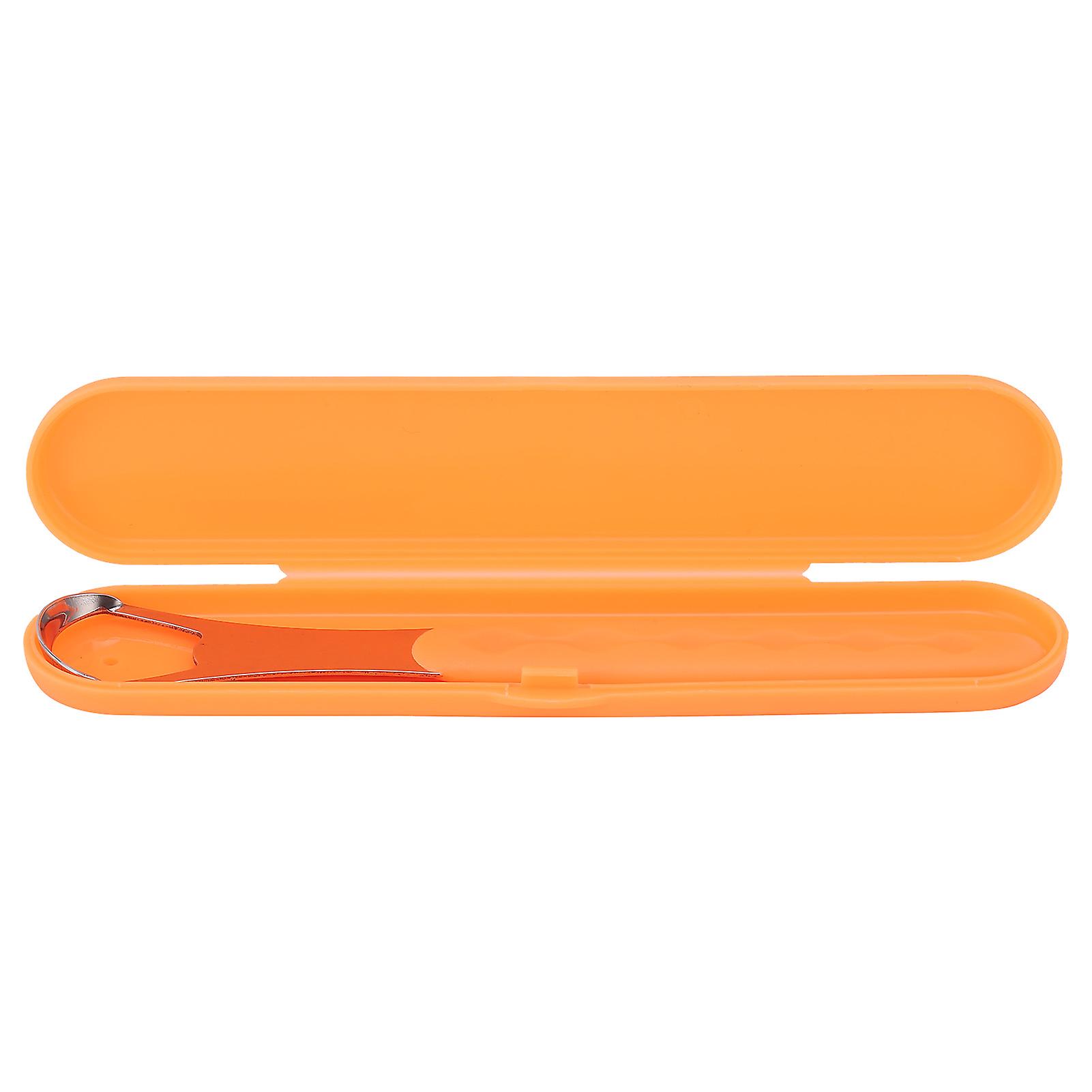 Lot de 2 gratte-langue en acier inoxydable, outils de nettoyage et de grattage de la langue, pour soins bucco-dentaires