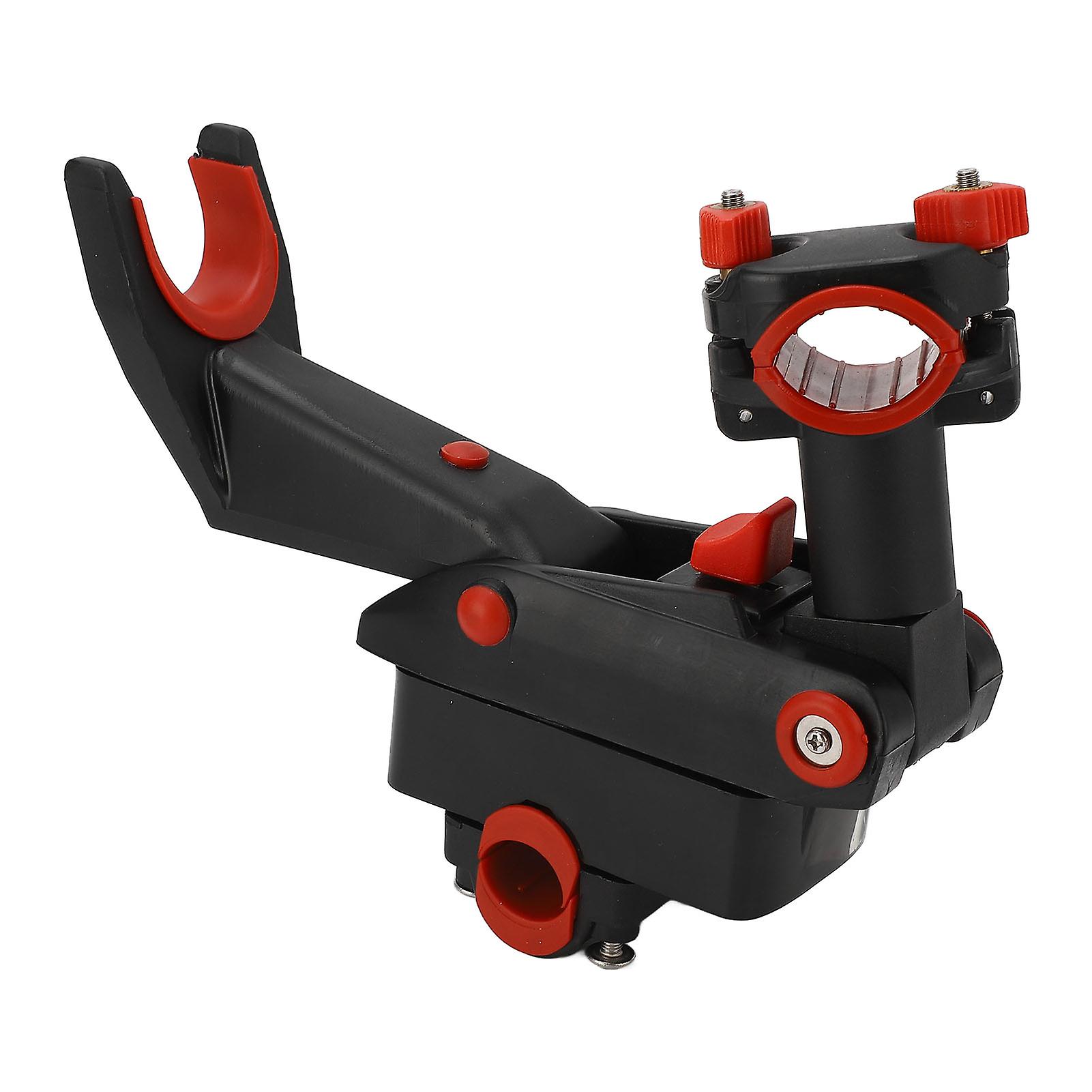 Universal Adjustable Boat Fishing Rod Holder 360° Rotation Multi-Functional Large Fishing Rod Rack Durable Plastic Anti-Corrosion For Secure Fishin