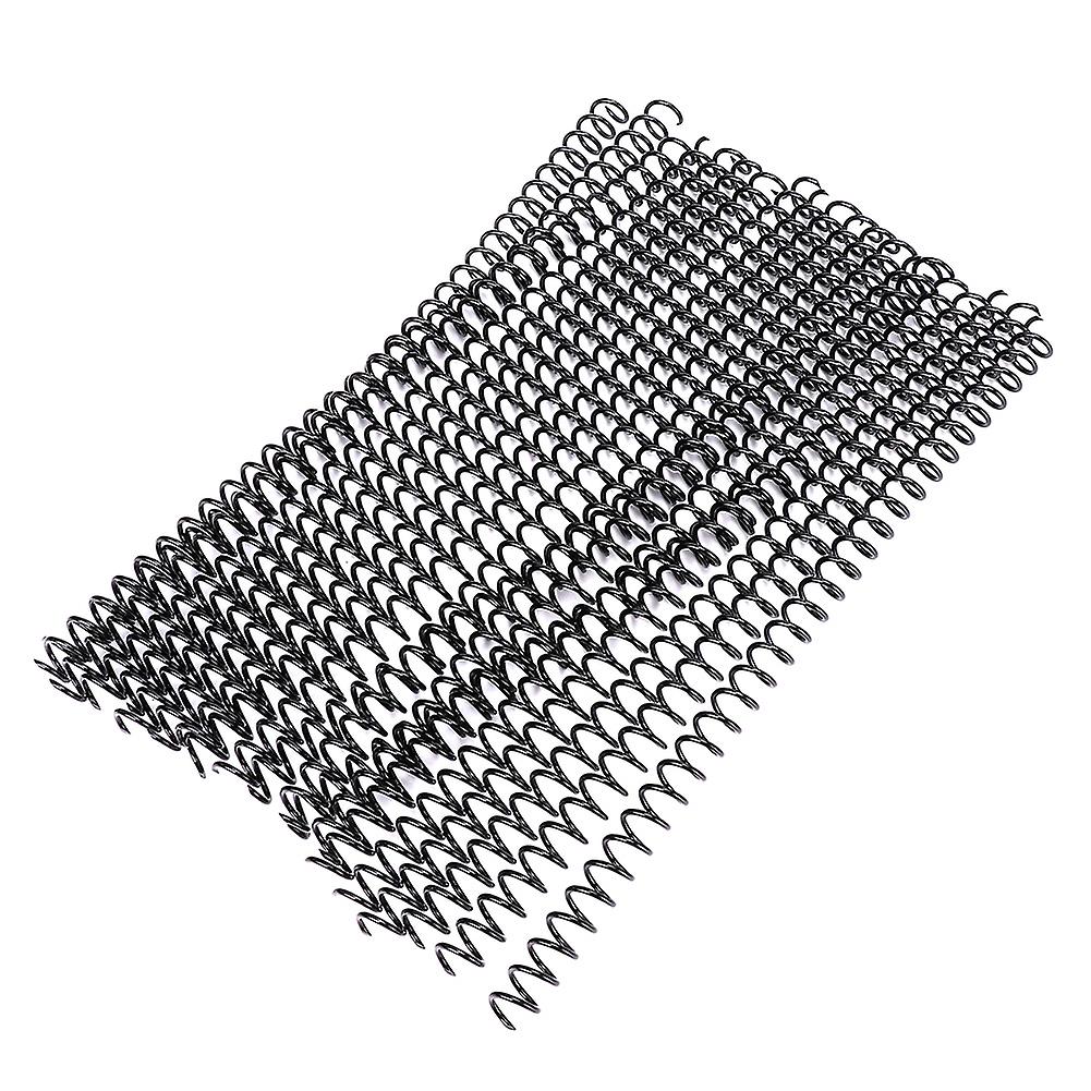 20pcs 30 Hole LoosE leaf Plastic Binding Ring Spring Spiral Rings for A4 Paper 11mm black