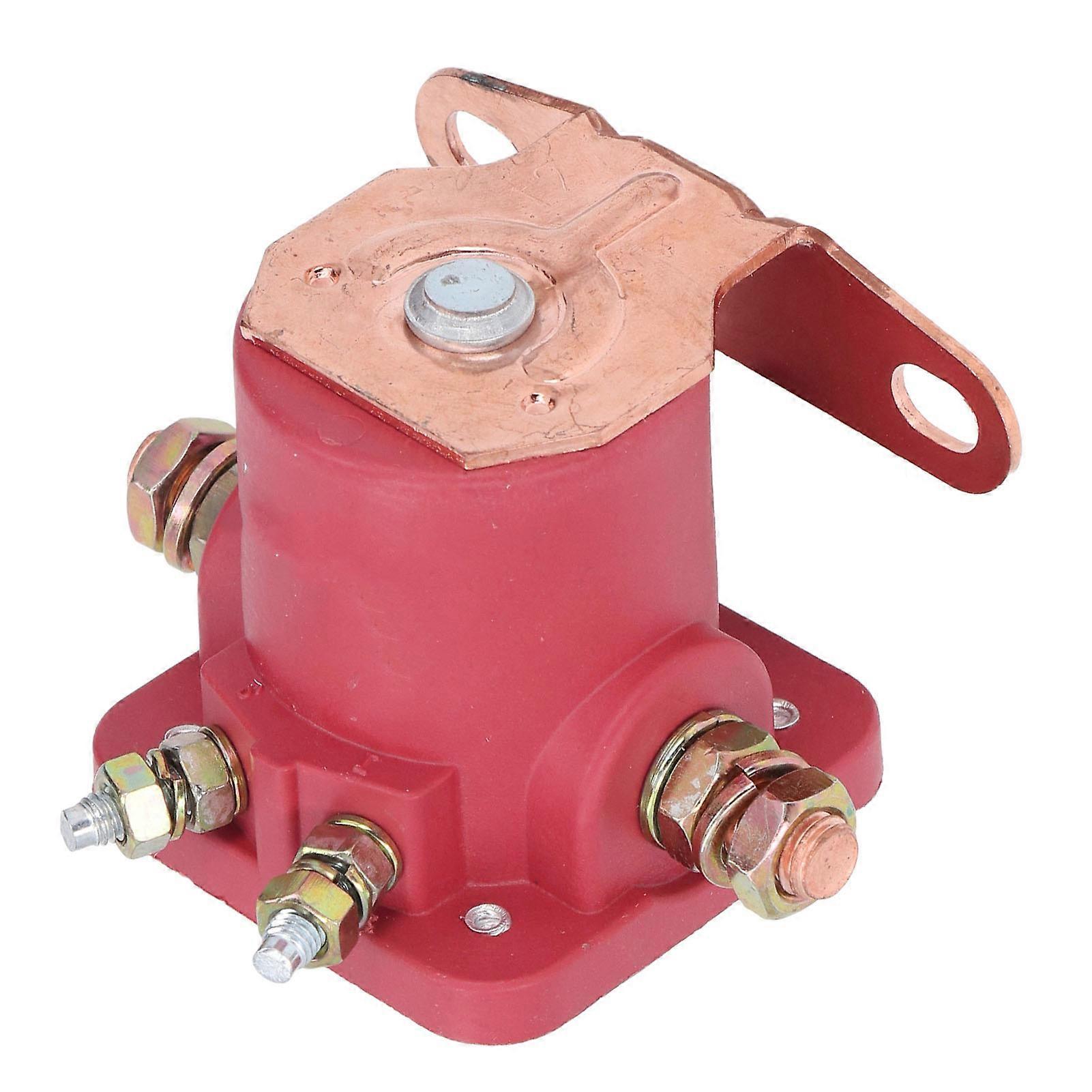 4 Terminal Magnetic Switch Relay Starter Relay Replacement for Automotive Motorcycle 12VDC 100A