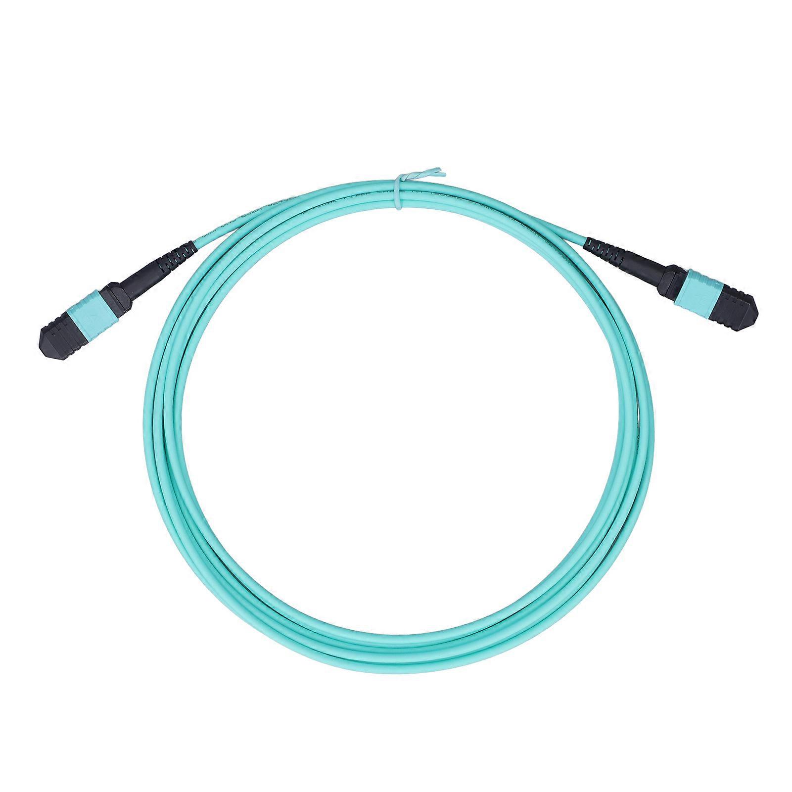 10 Gigabit Optical Fiber Cable 12 Core Multimode PVC Fiber Patch Cord for Communication MPO?MPO A-B