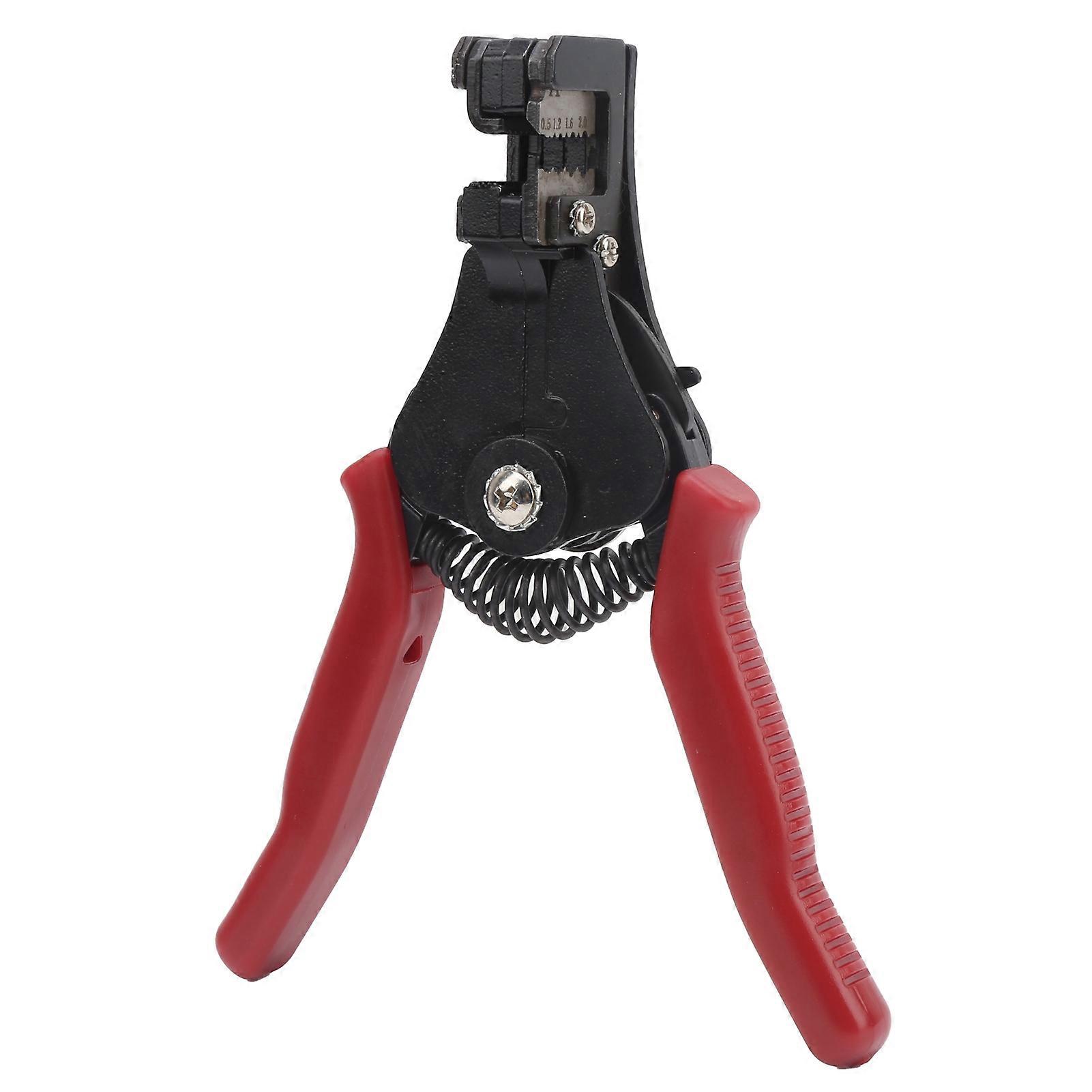 Wire Stripper Adjustable Terminal Cutter Stripping Pliers Cable Clamp Hand Tools HS‑700A
